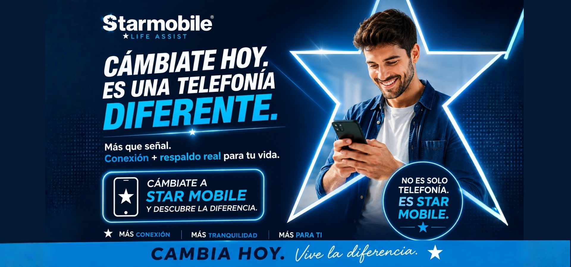 Toda una red de apoyo integrada e n tu línea Star Mobile. - 3