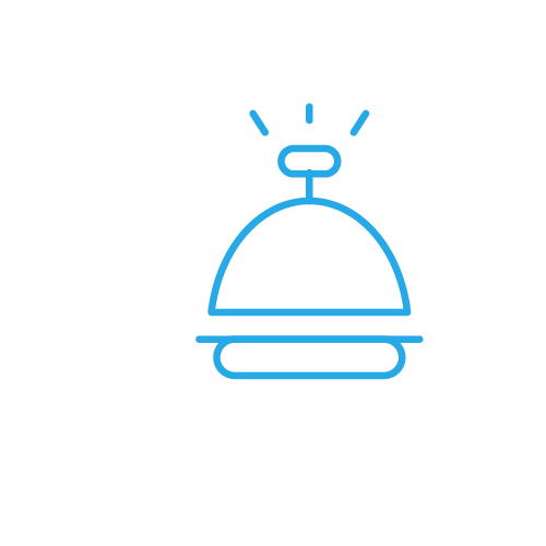 Icono de servicio de concierge