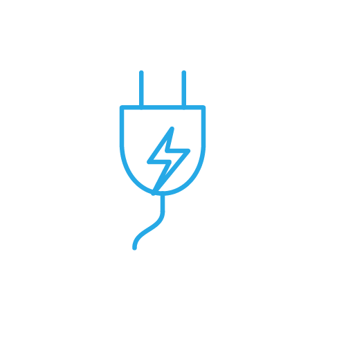 Icono de electricista